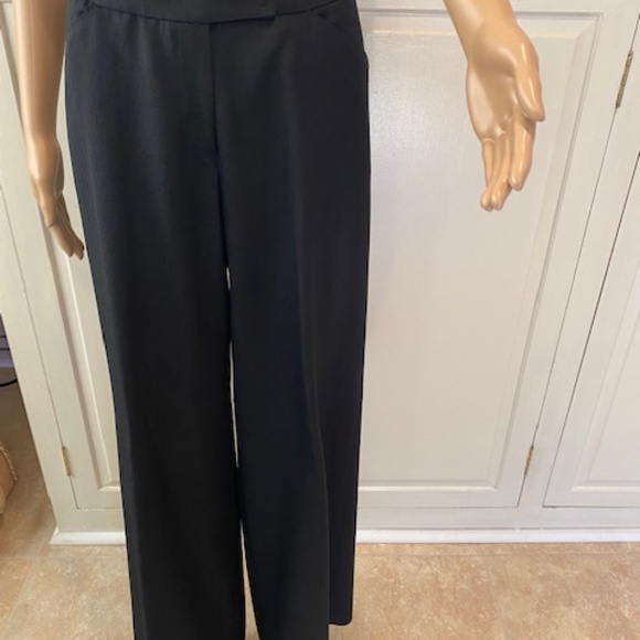 Armani Collezioni Size 4 Black and Grey Dress Pants - Picture 7 of 8